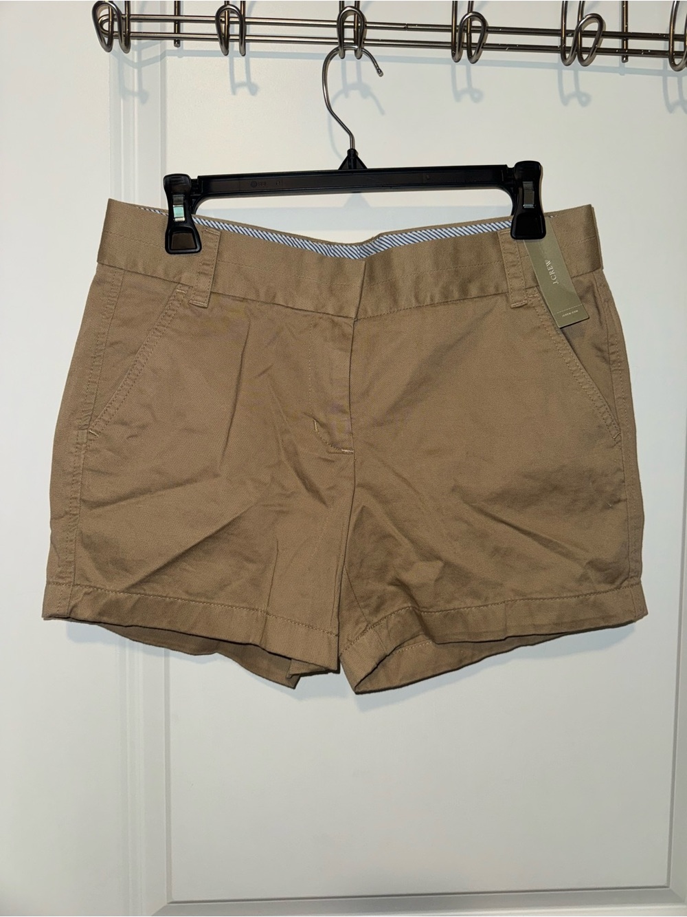 J. Crew Tan Khaki Shorts - Tailored Bermuda Style